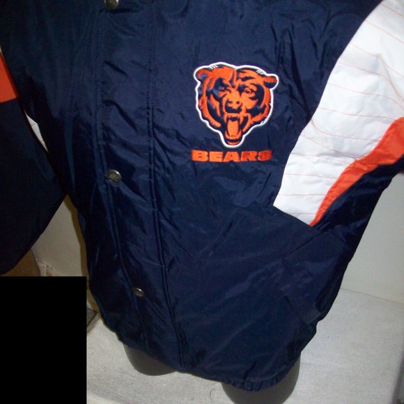 CHICAGO BEARS STARTER NFL Hooded Jacket 5X - Picture 2 of 14